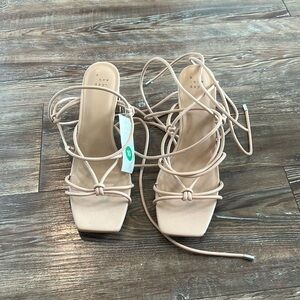 NEW with tags! Target women’s strappy heels